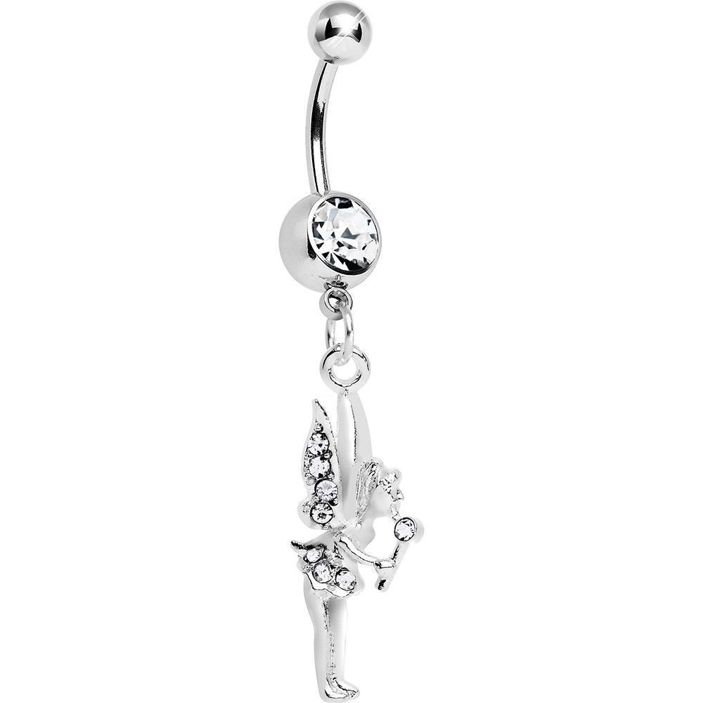 Dangle belly ring lick it