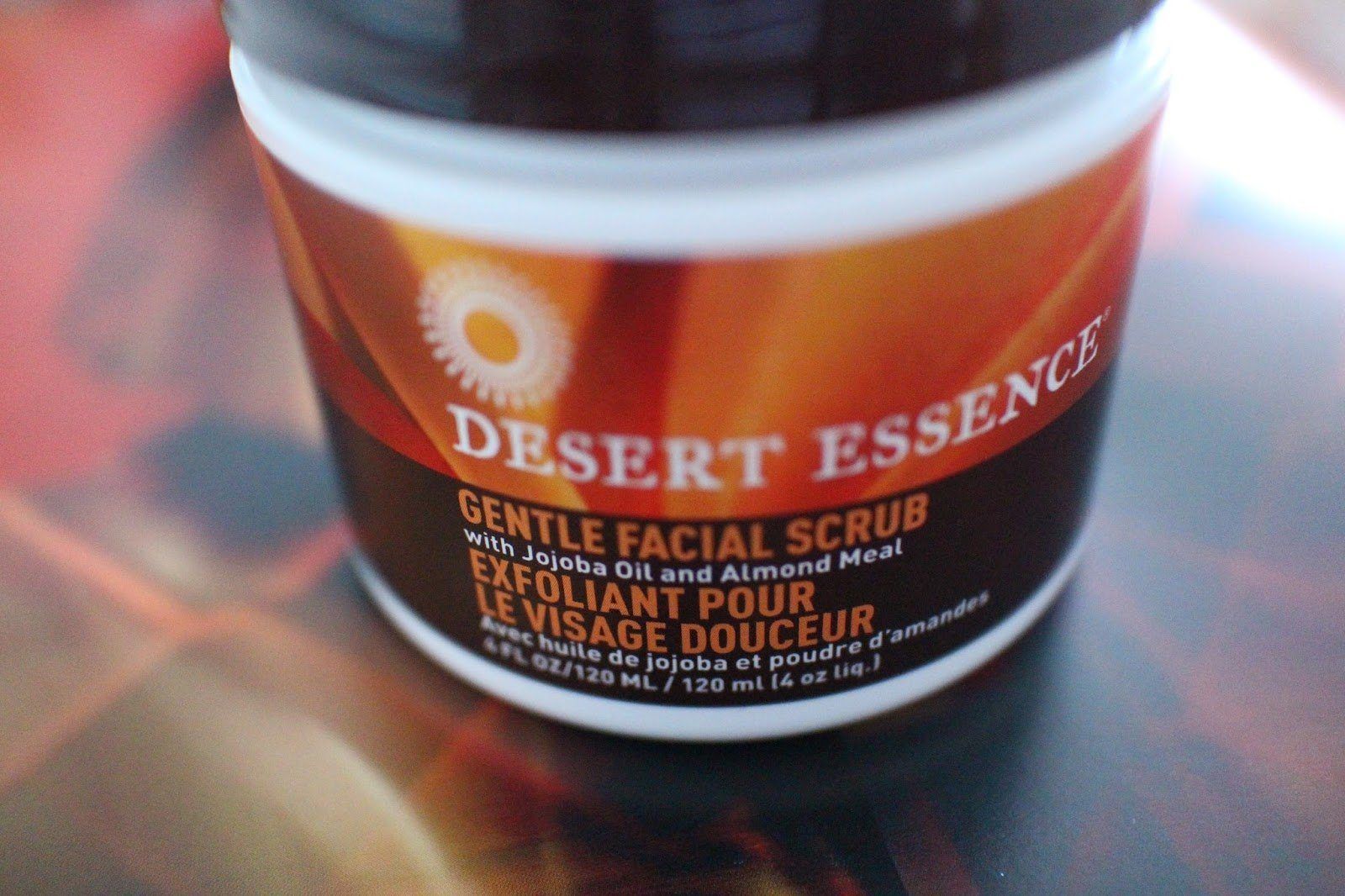 Desert essence facial scrub
