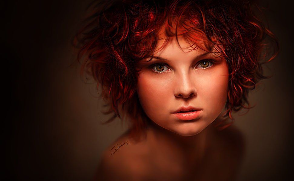 Digital redhead photos