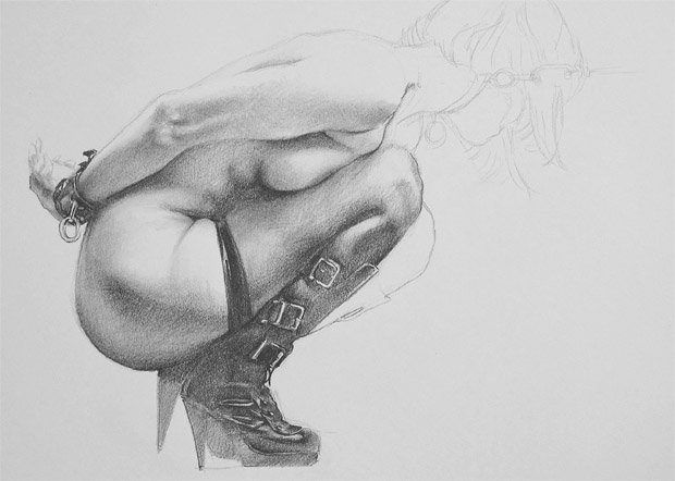 best of Female drawings nude Sexy