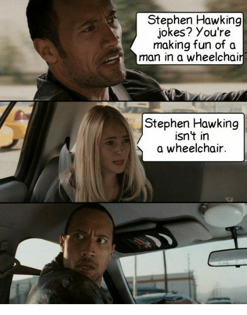 Stephen hawking science jokes