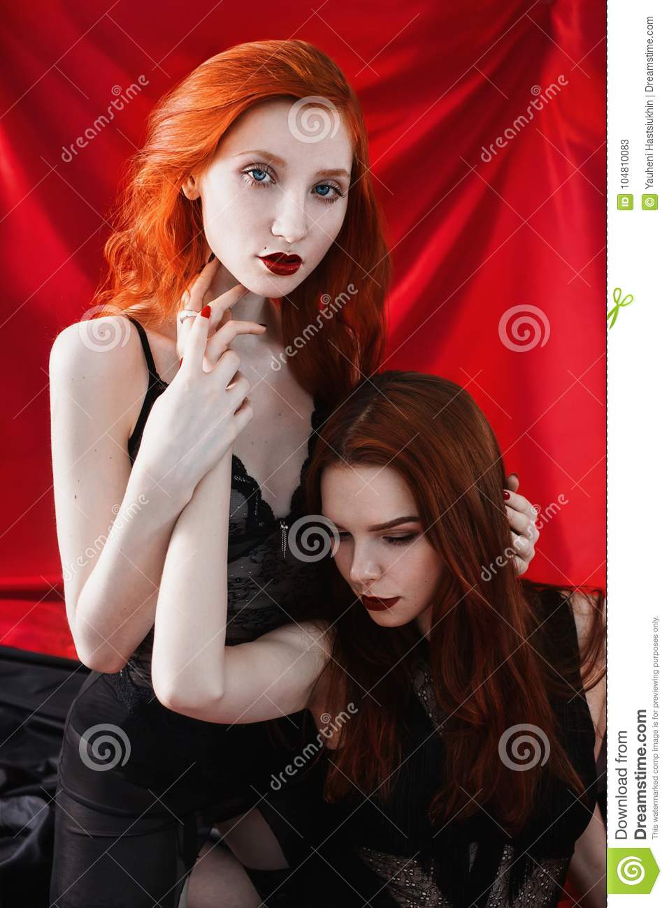 best of And black lesbians Redhead