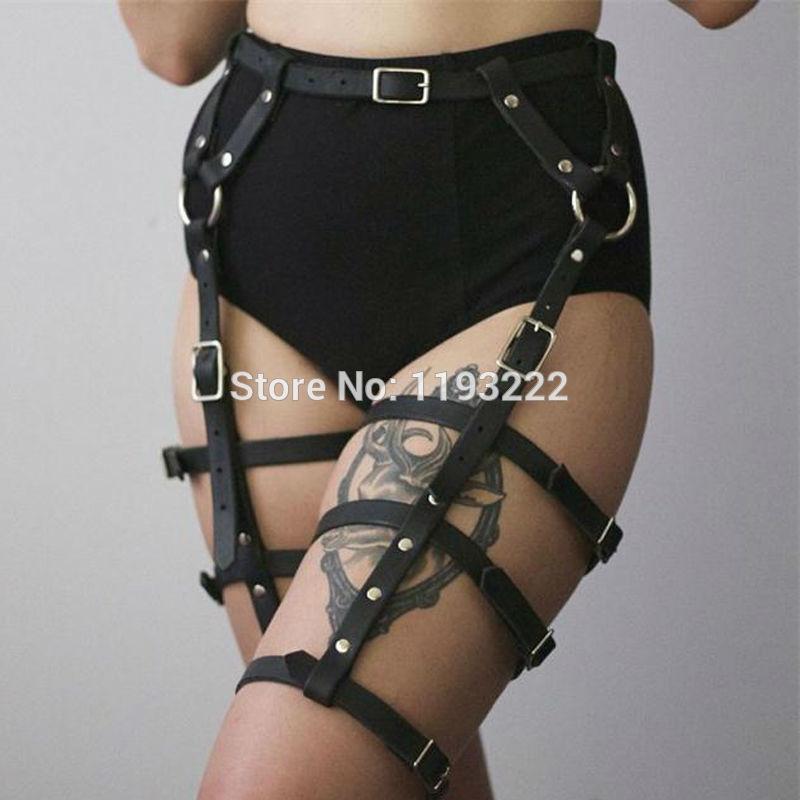 Leather bondage girl-nude photos