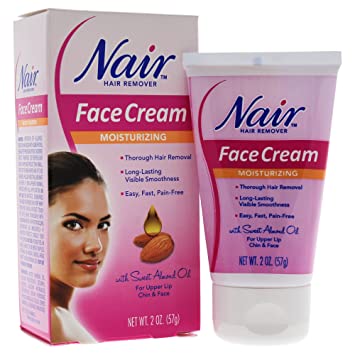 Facial hair removal creams for women