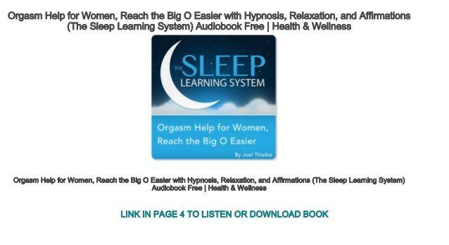 Self hypnosis for orgasm downloads