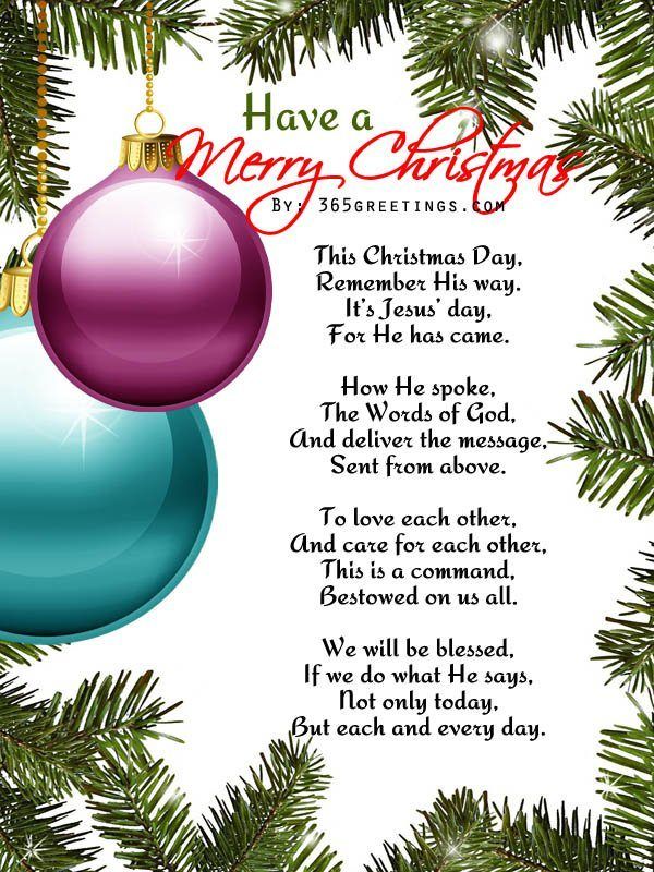 Funny christian christmas poems