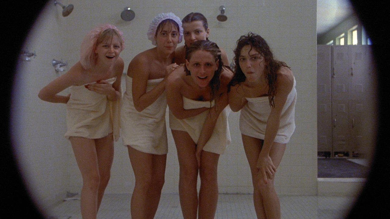 Girls in shower room