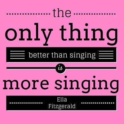 best of Singing Short quotes about
