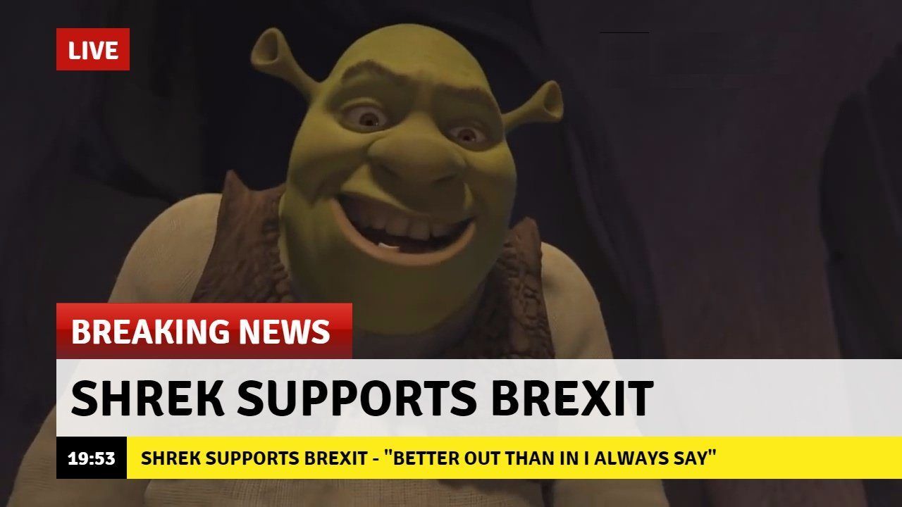 Shrek better out than in
