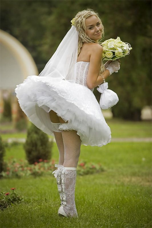 Finch reccomend Upskirt pics of wedding dresses