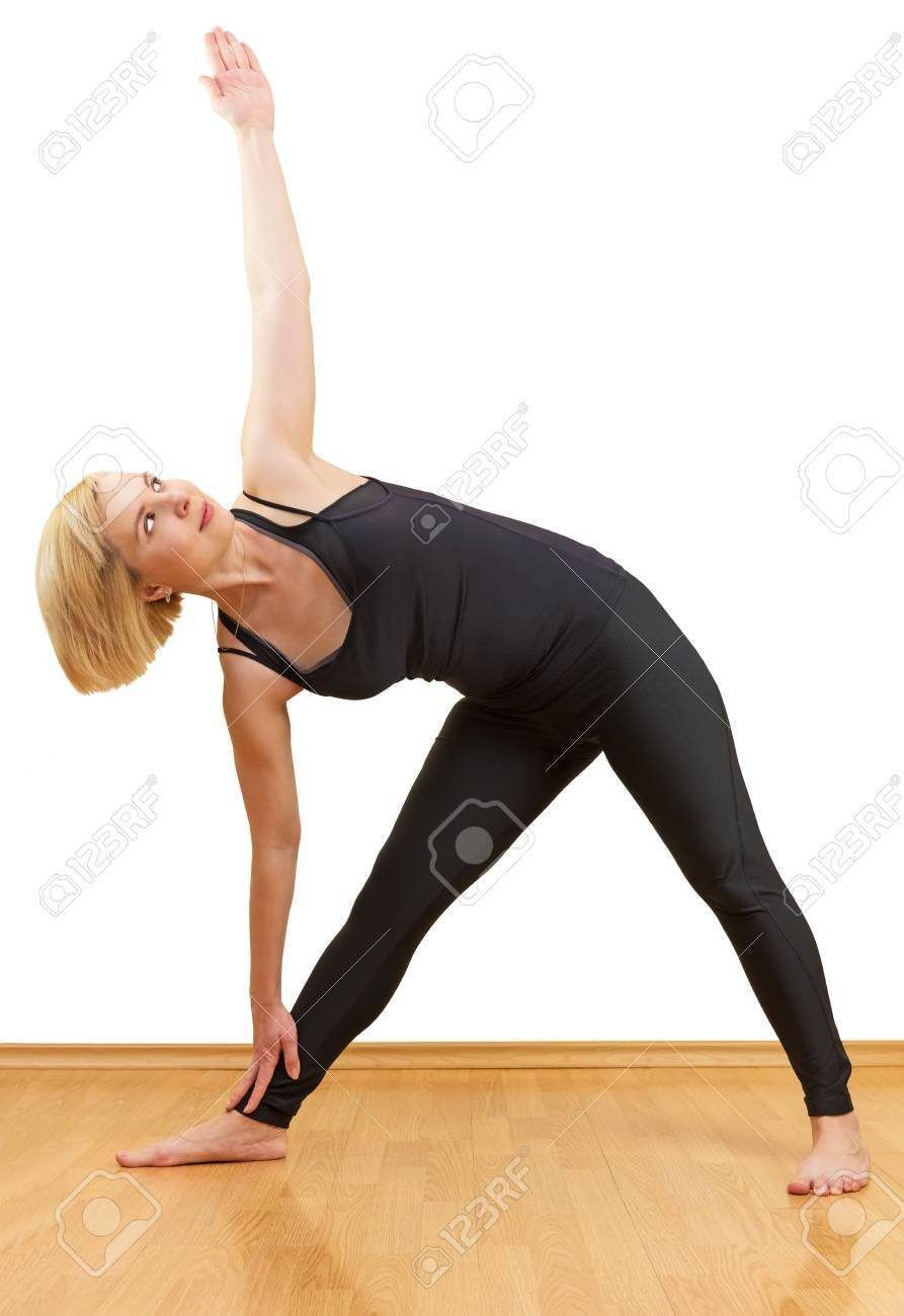 best of With hair blonde in pants Women short yoga